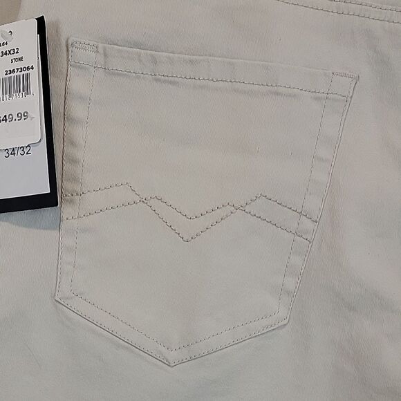 Marc Ecko Cut & Sew Mens cotton stone beige jeans Size 34X32 - Picture 2 of 16